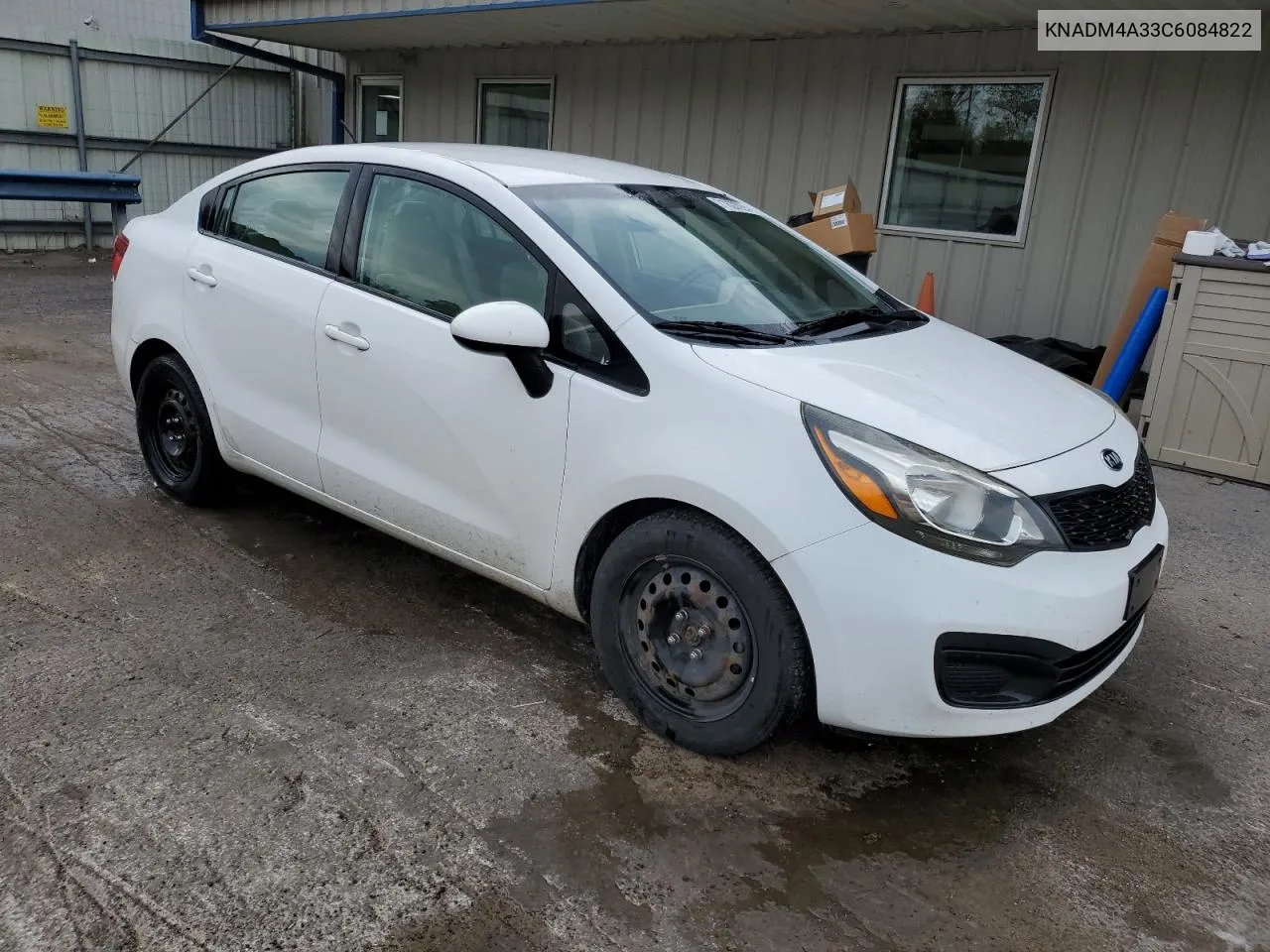 2012 Kia Rio Lx VIN: KNADM4A33C6084822 Lot: 71828334