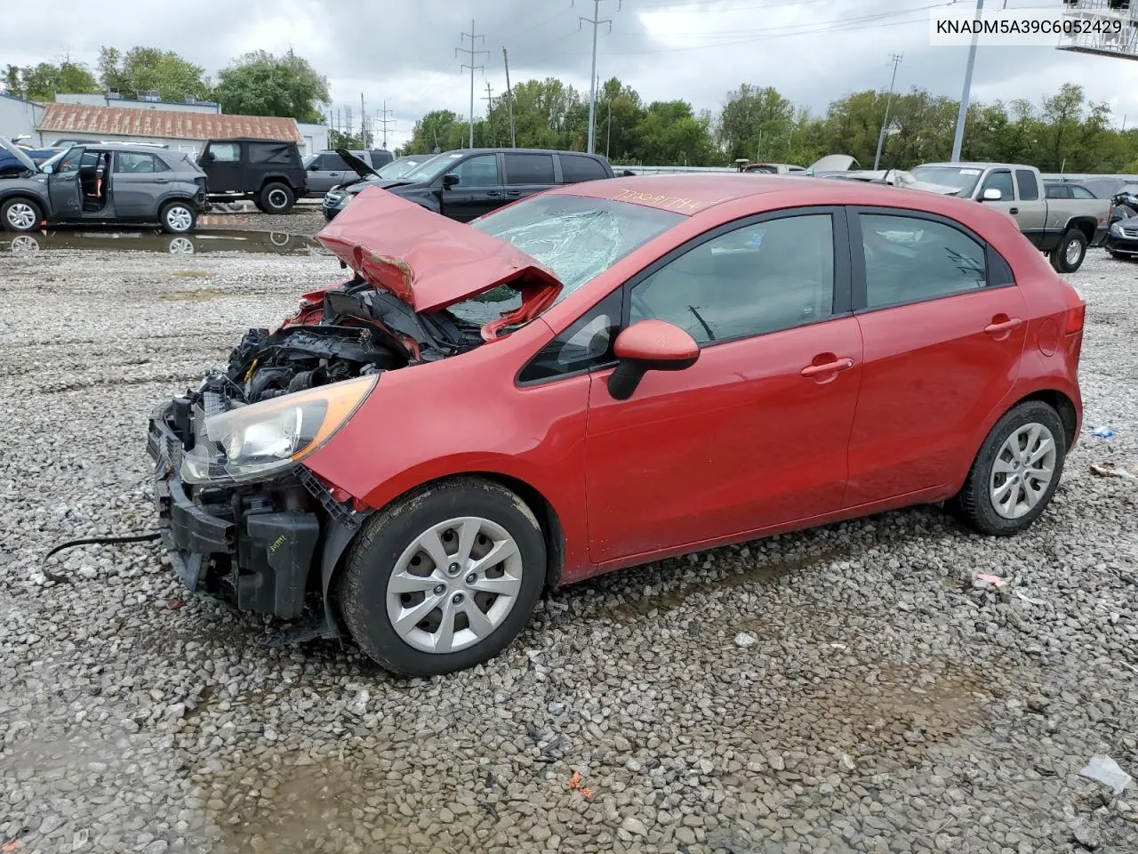 2012 Kia Rio Lx VIN: KNADM5A39C6052429 Lot: 73229174