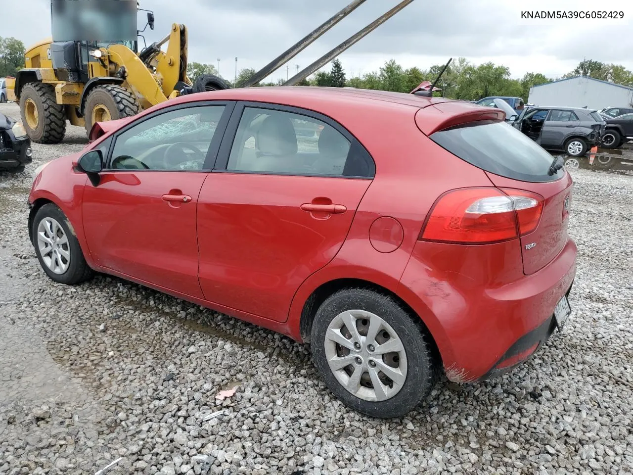 2012 Kia Rio Lx VIN: KNADM5A39C6052429 Lot: 73229174