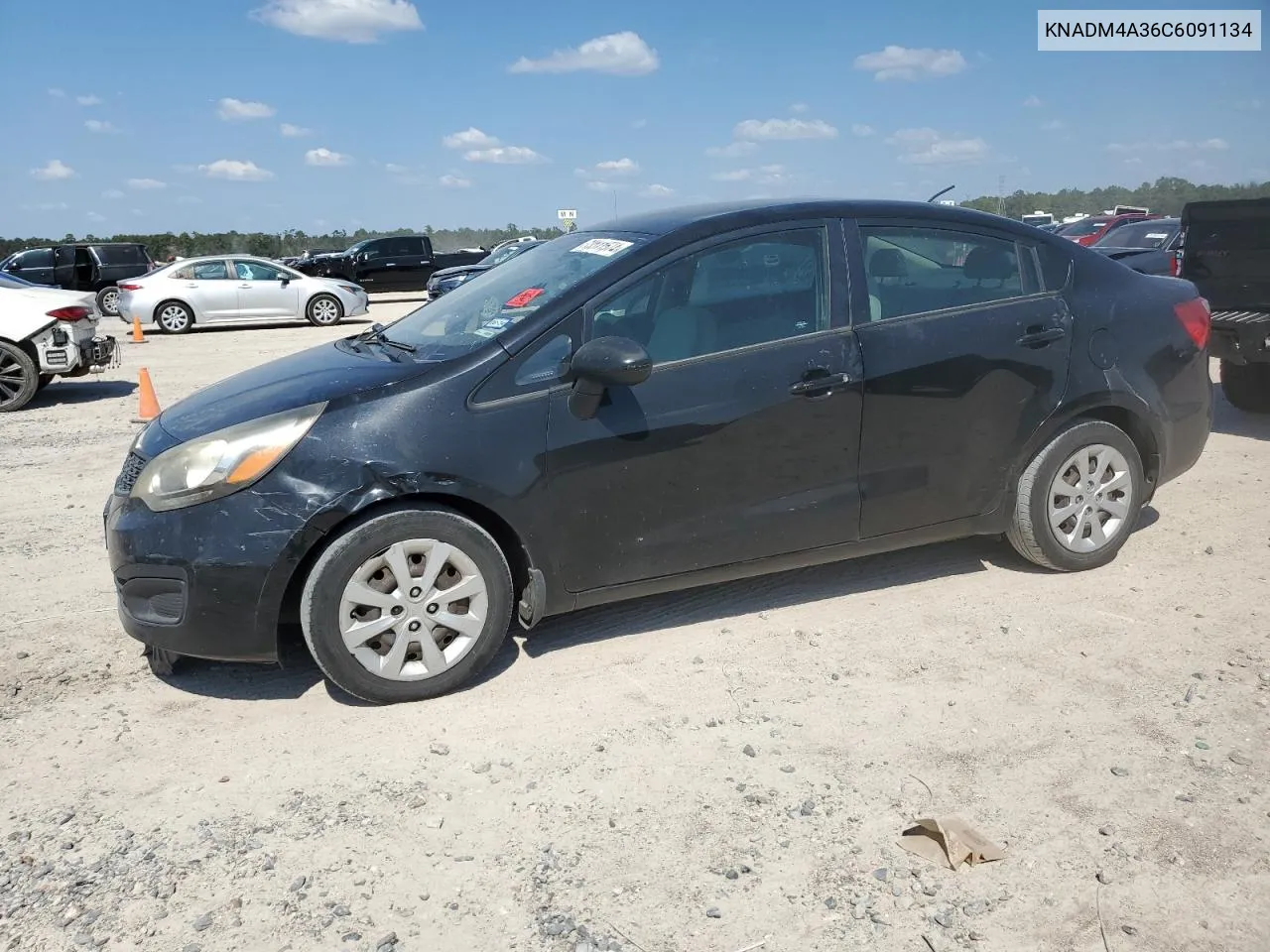 2012 Kia Rio Lx VIN: KNADM4A36C6091134 Lot: 73811574