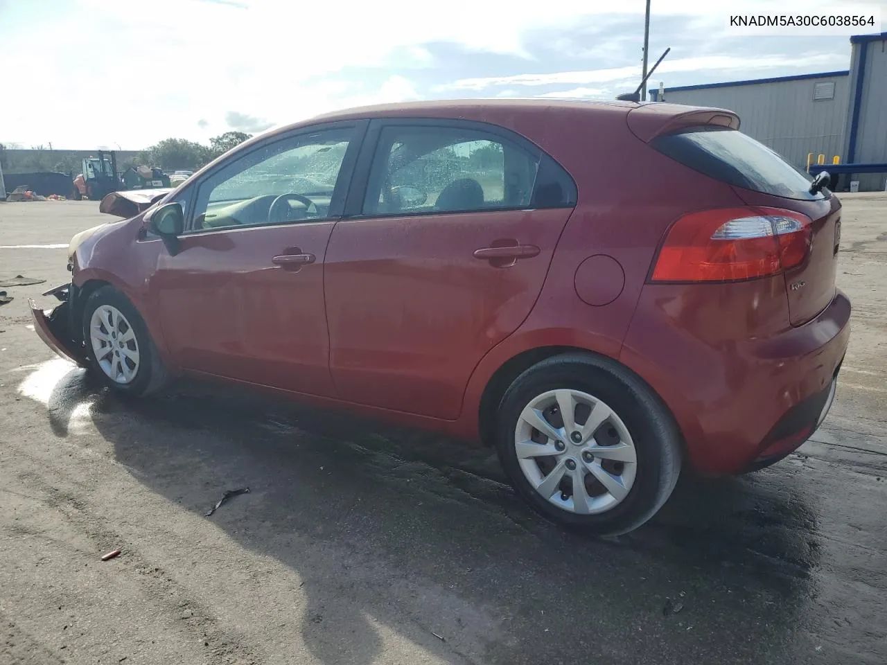 2012 Kia Rio Lx VIN: KNADM5A30C6038564 Lot: 73928694