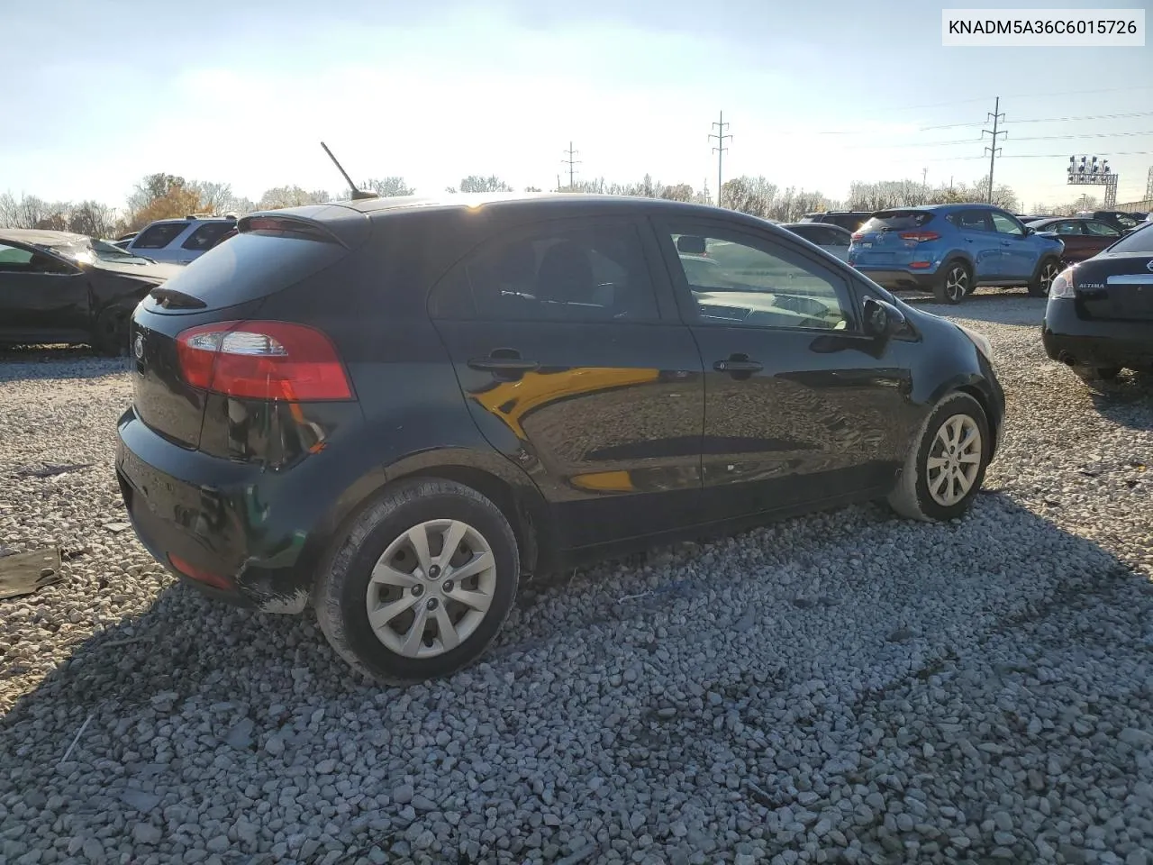 KNADM5A36C6015726 2012 Kia Rio Lx