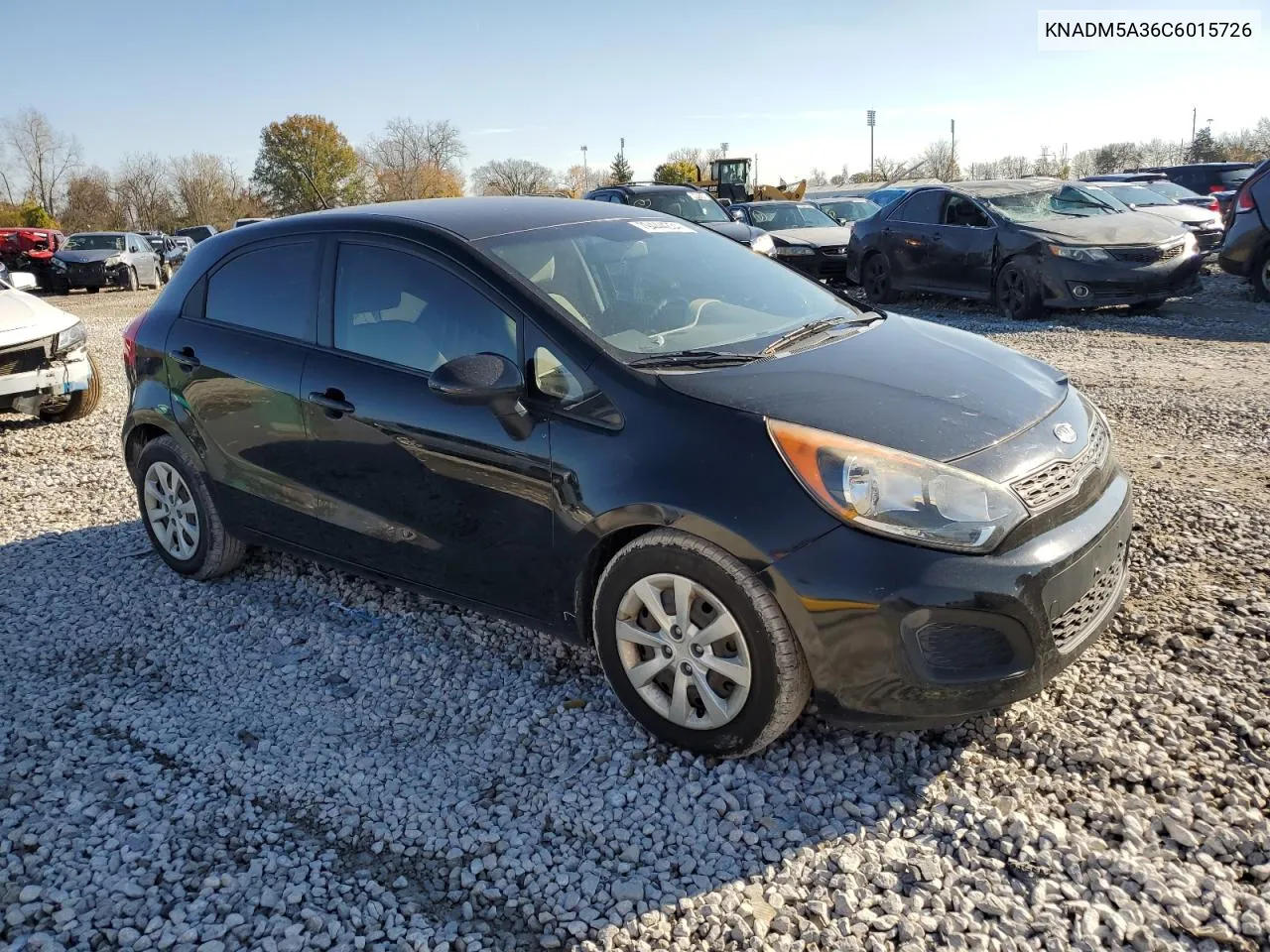 KNADM5A36C6015726 2012 Kia Rio Lx