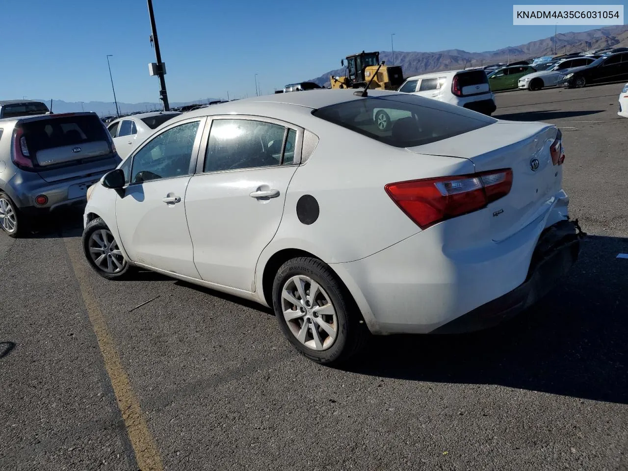 2012 Kia Rio Lx VIN: KNADM4A35C6031054 Lot: 79555364