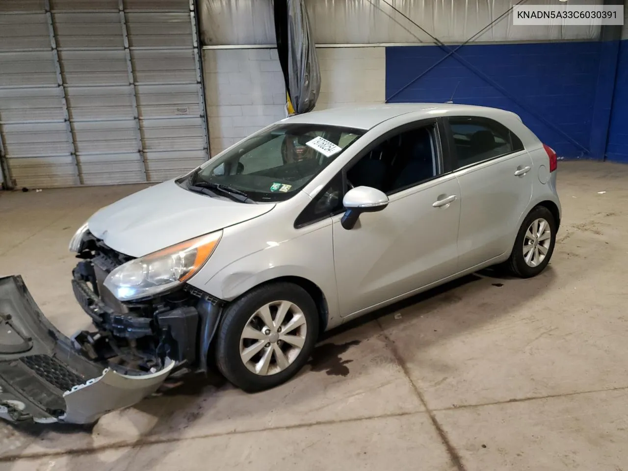 2012 Kia Rio Ex VIN: KNADN5A33C6030391 Lot: 79768254