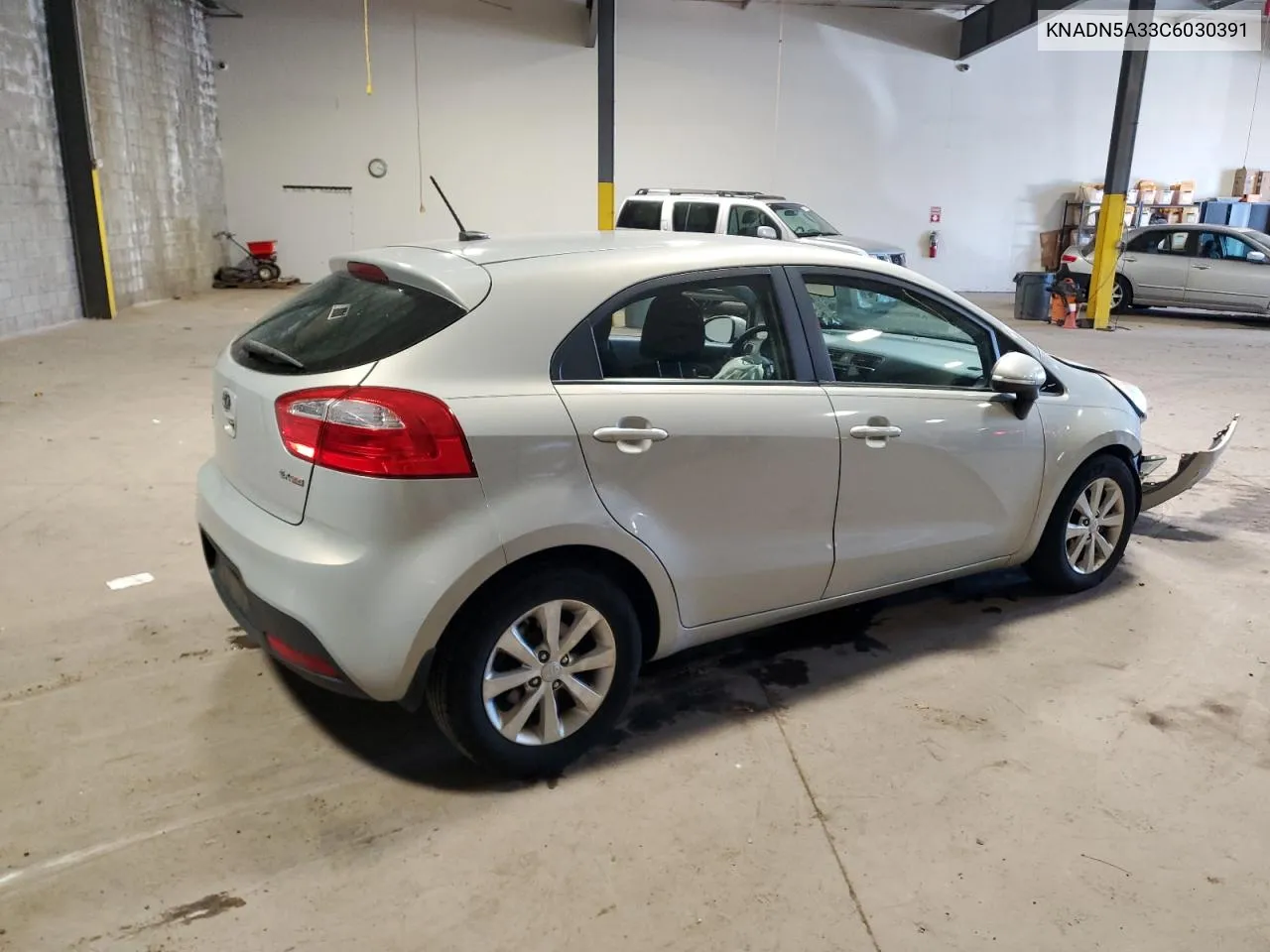 2012 Kia Rio Ex VIN: KNADN5A33C6030391 Lot: 79768254