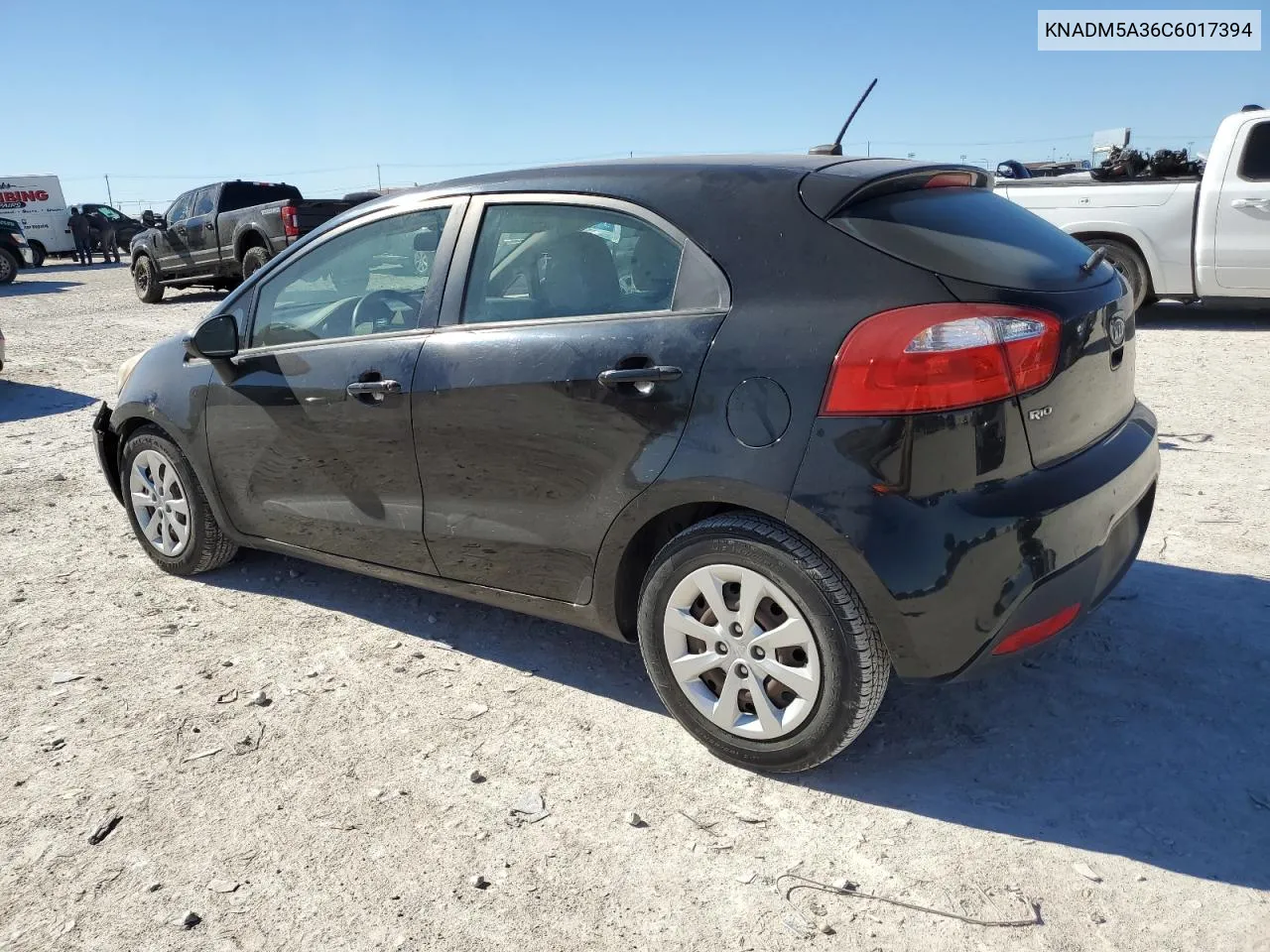 2012 Kia Rio Lx VIN: KNADM5A36C6017394 Lot: 80792054