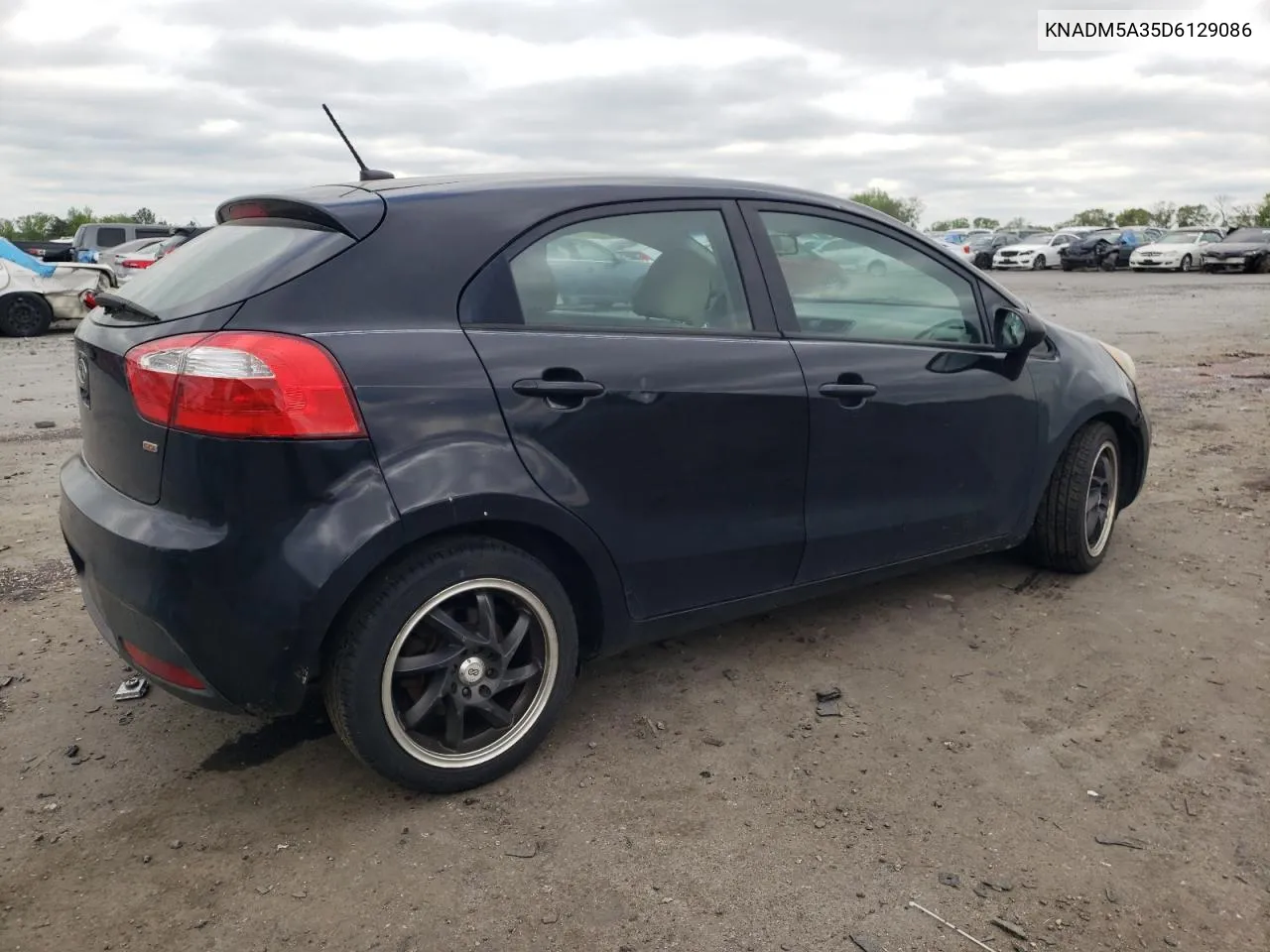 2013 Kia Rio Lx VIN: KNADM5A35D6129086 Lot: 52583554