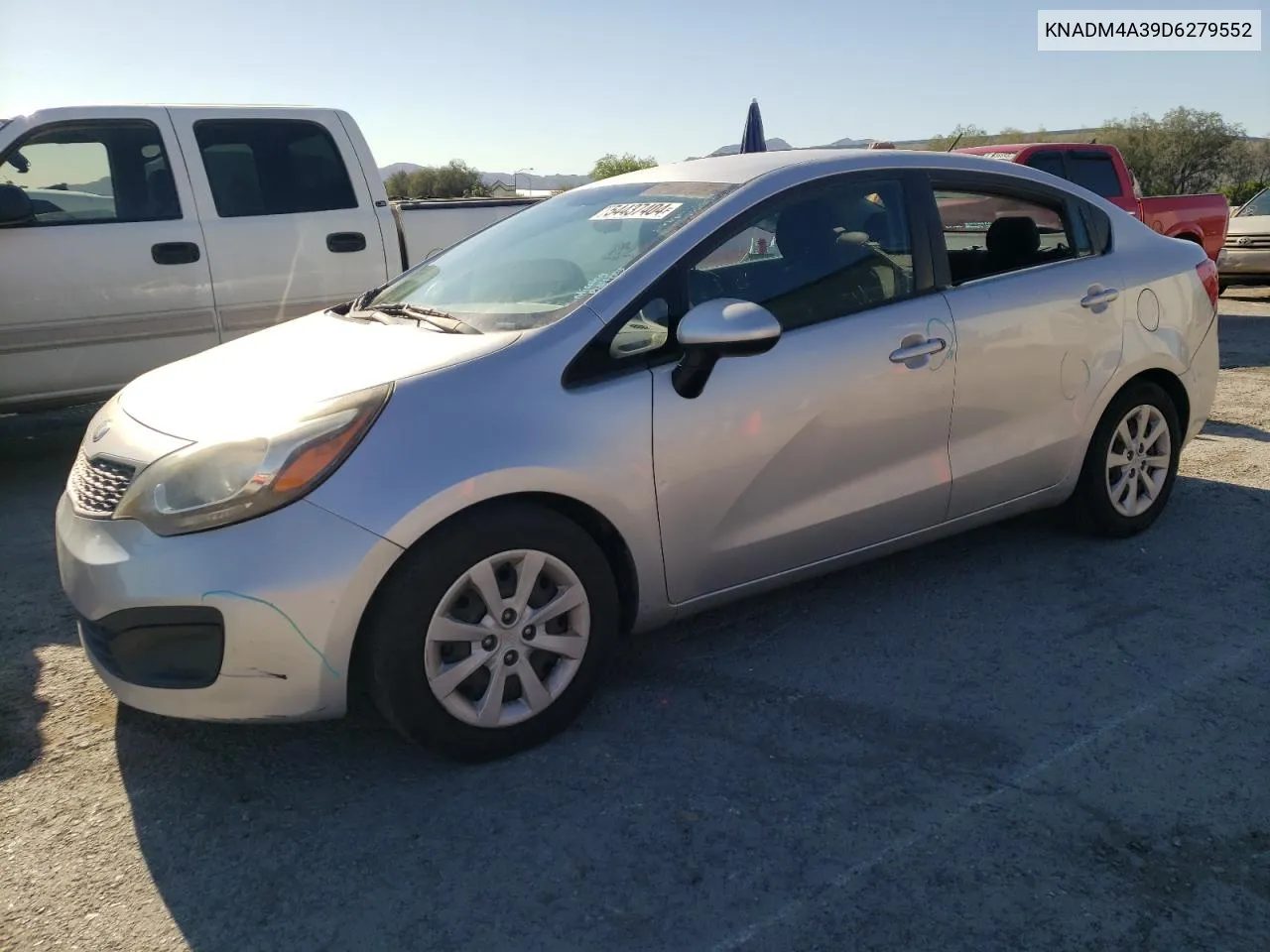 2013 Kia Rio Lx VIN: KNADM4A39D6279552 Lot: 54437404