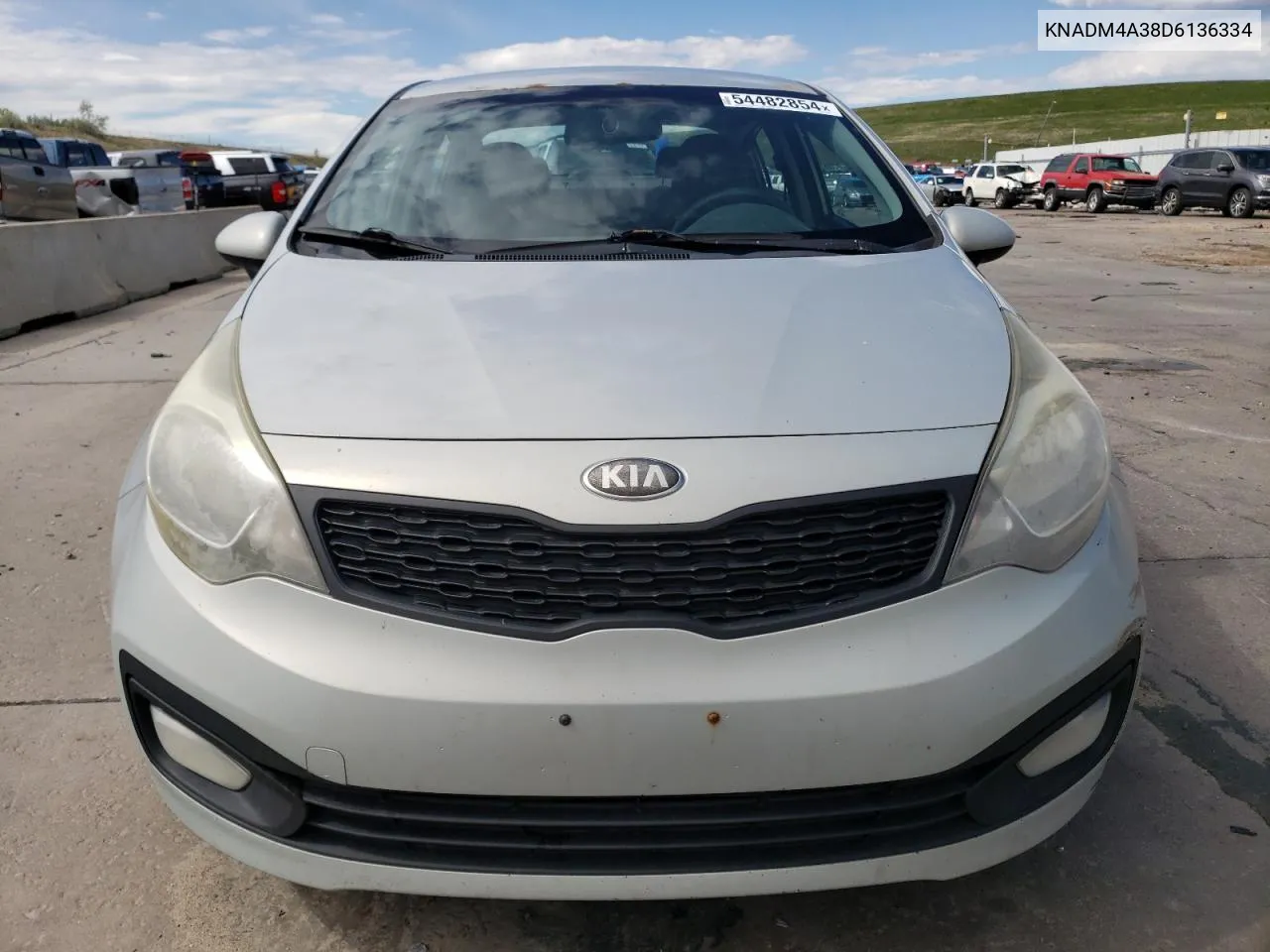 2013 Kia Rio Lx VIN: KNADM4A38D6136334 Lot: 54482854