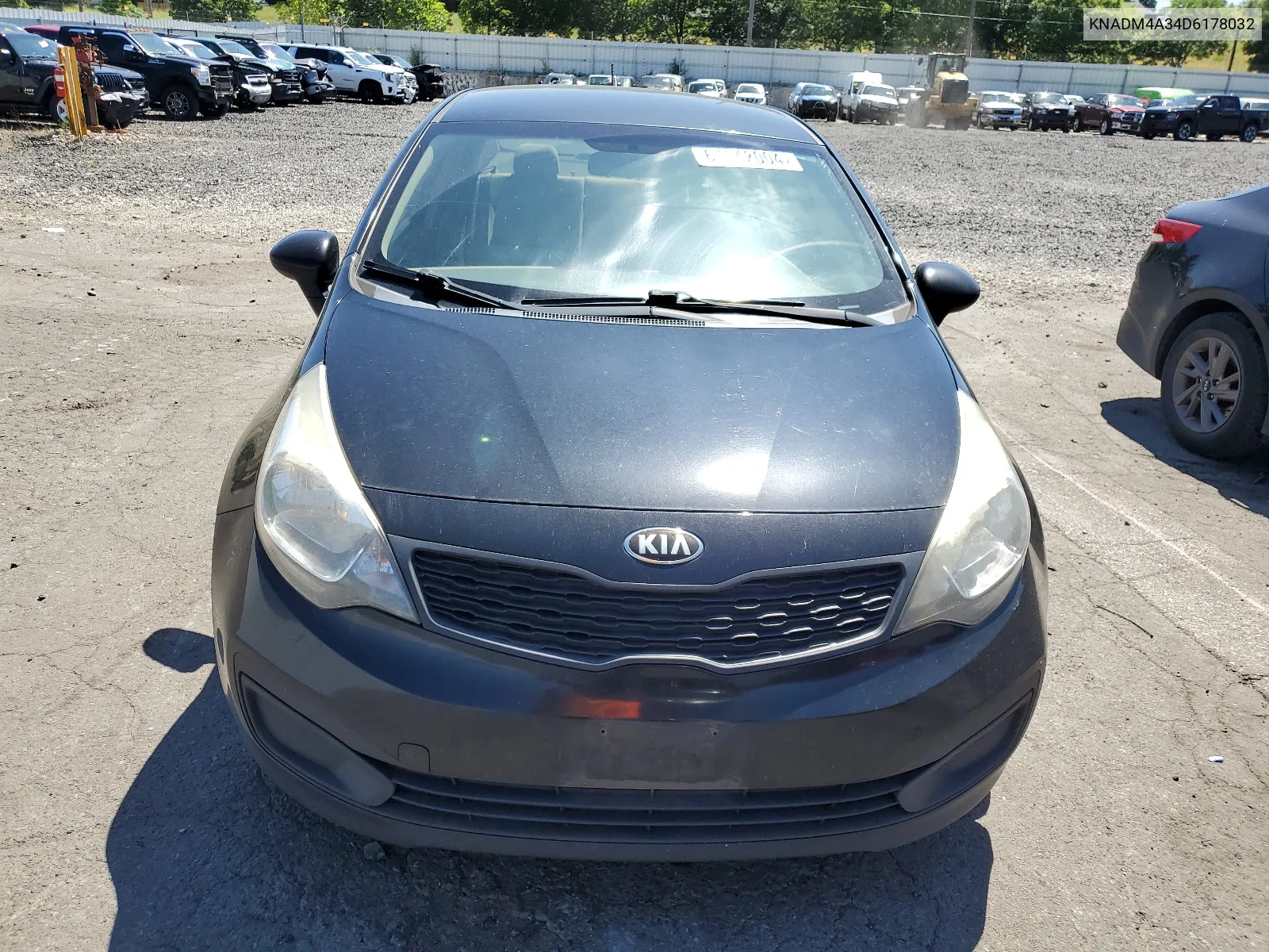 2013 Kia Rio Lx VIN: KNADM4A34D6178032 Lot: 61942004