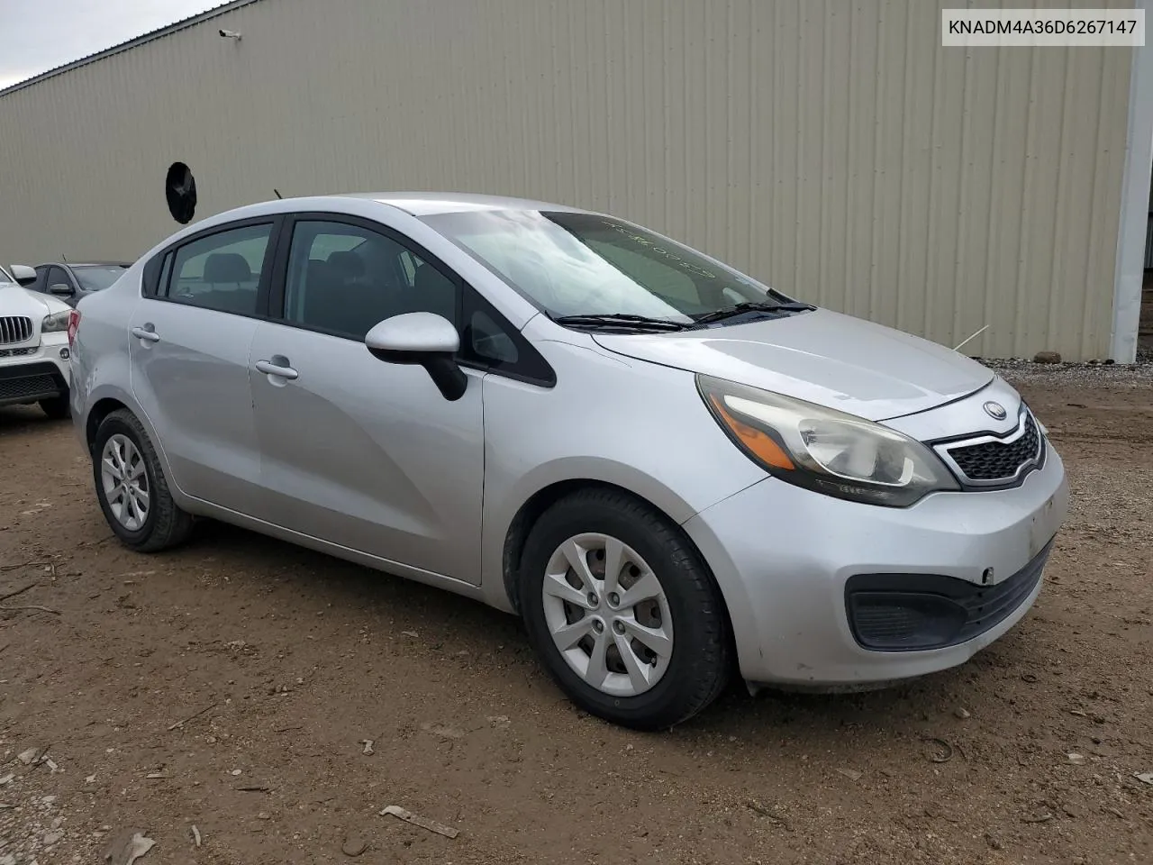 2013 Kia Rio Lx VIN: KNADM4A36D6267147 Lot: 63009834