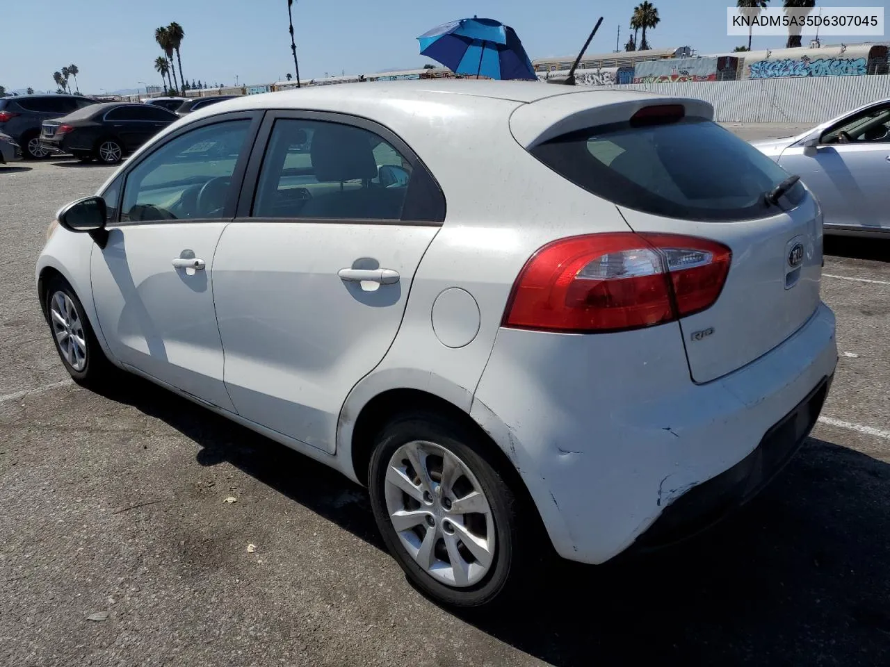 2013 Kia Rio Lx VIN: KNADM5A35D6307045 Lot: 63512104