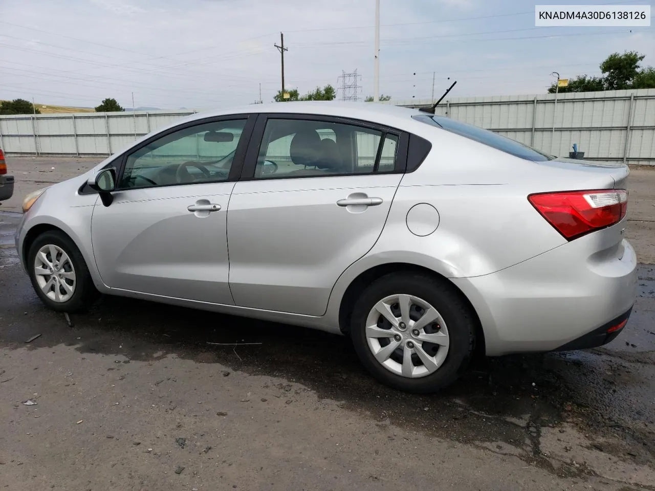 2013 Kia Rio Lx VIN: KNADM4A30D6138126 Lot: 63719524