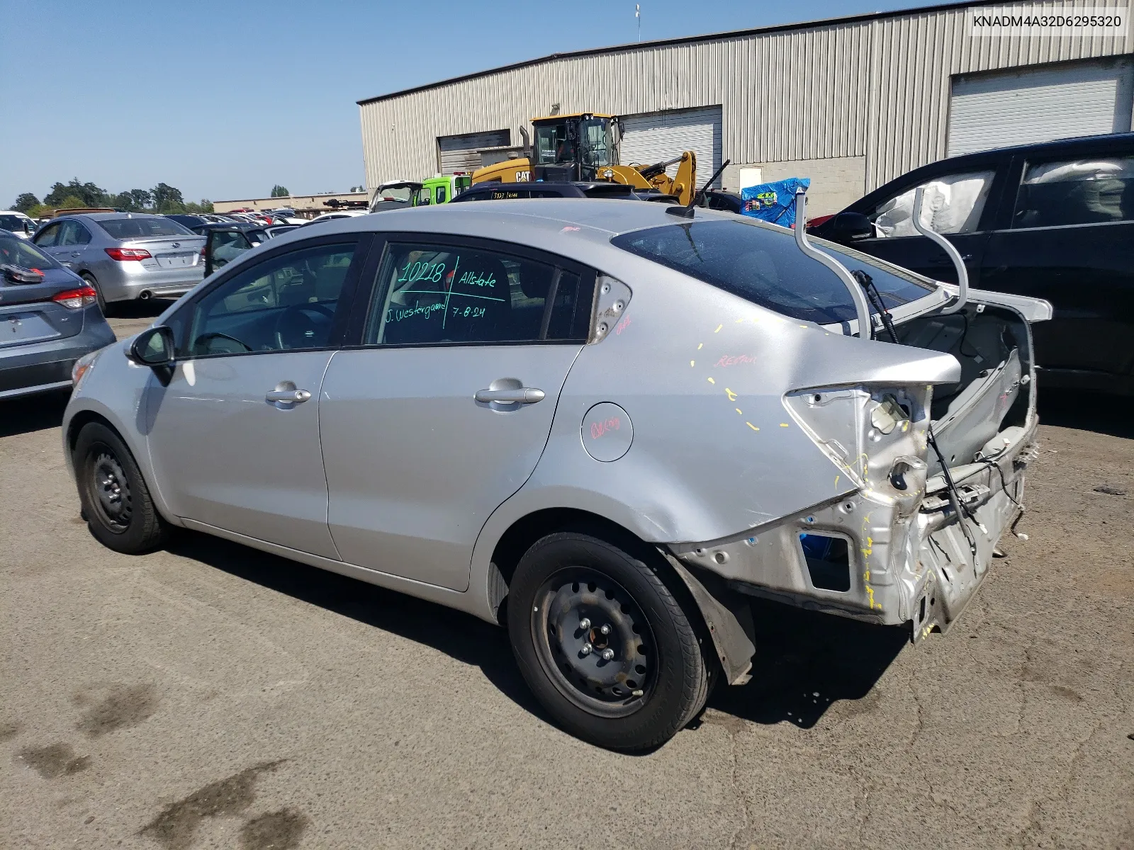 KNADM4A32D6295320 2013 Kia Rio Lx