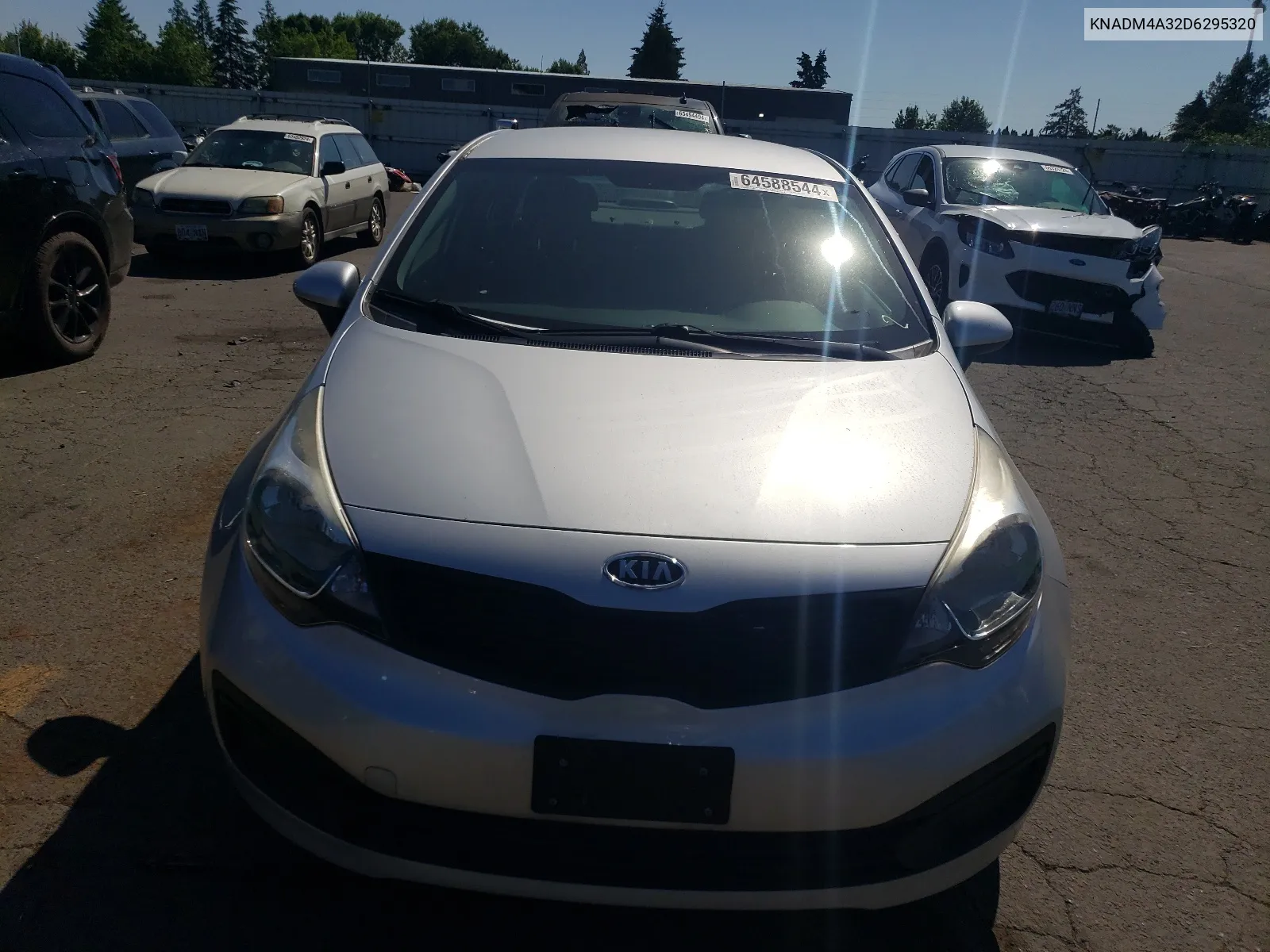 KNADM4A32D6295320 2013 Kia Rio Lx