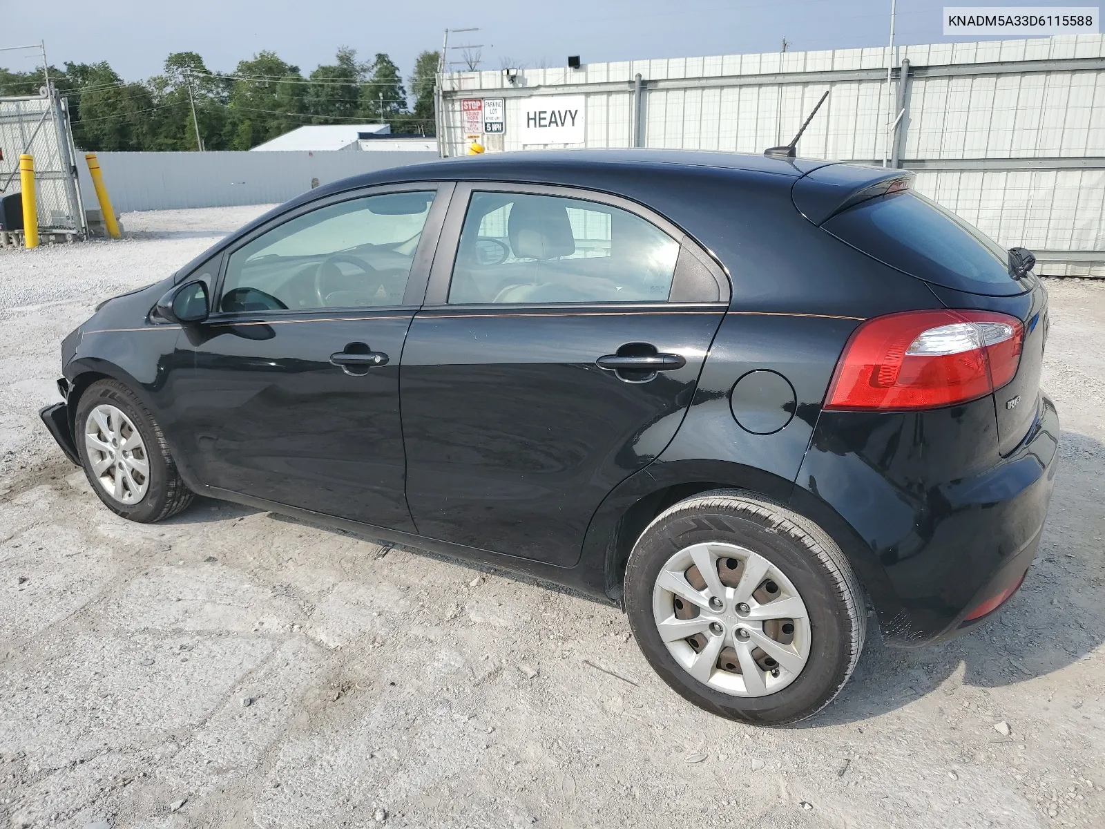 KNADM5A33D6115588 2013 Kia Rio Lx