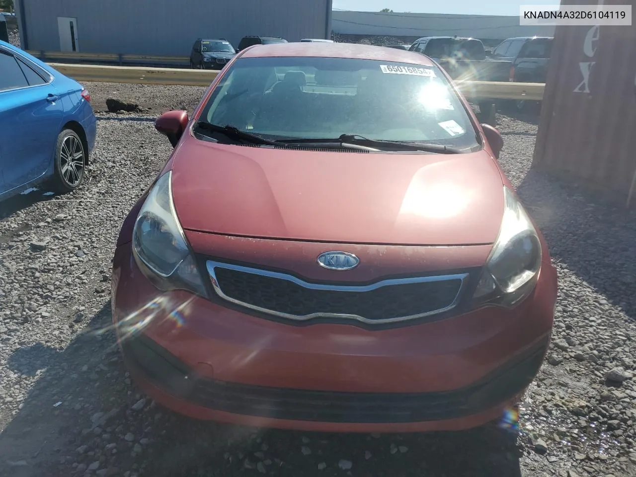 2013 Kia Rio Ex VIN: KNADN4A32D6104119 Lot: 65016854