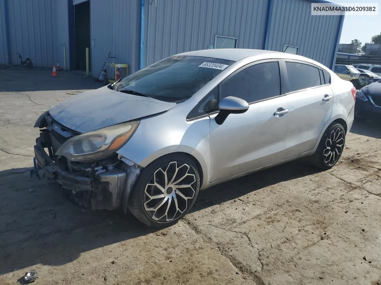 2013 Kia Rio Lx VIN: KNADM4A31D6209382 Lot: 65320404