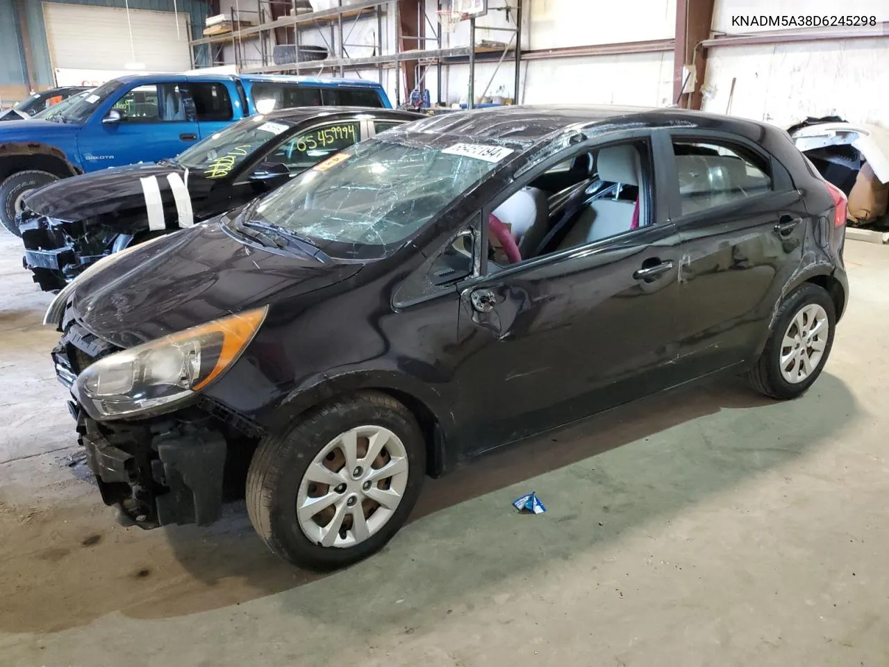 2013 Kia Rio Lx VIN: KNADM5A38D6245298 Lot: 65451194