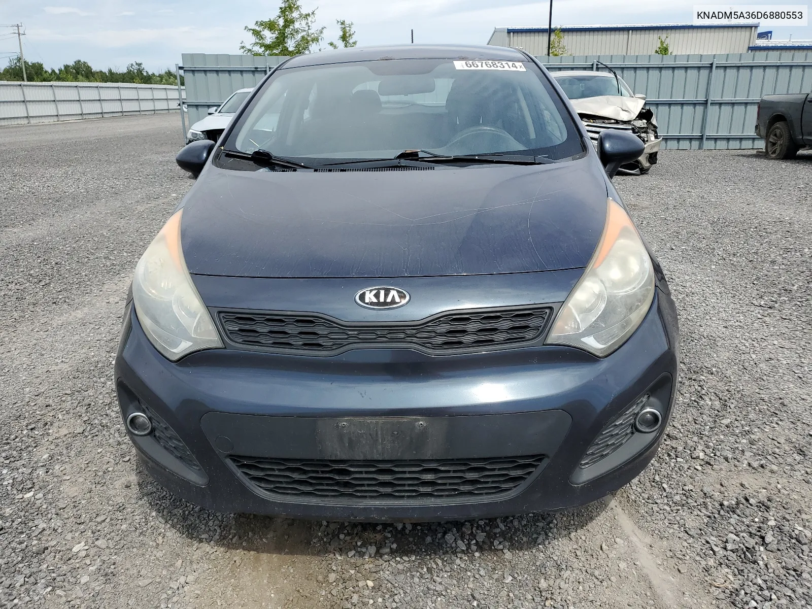 KNADM5A36D6880553 2013 Kia Rio Lx