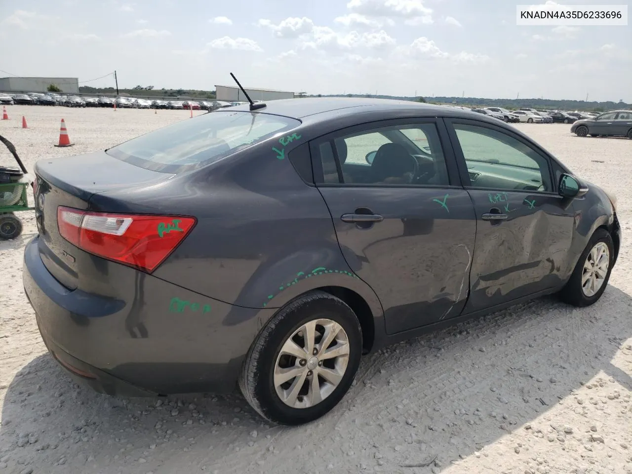 2013 Kia Rio Ex VIN: KNADN4A35D6233696 Lot: 66882454