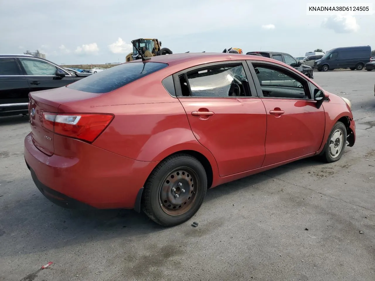 KNADN4A38D6124505 2013 Kia Rio Ex