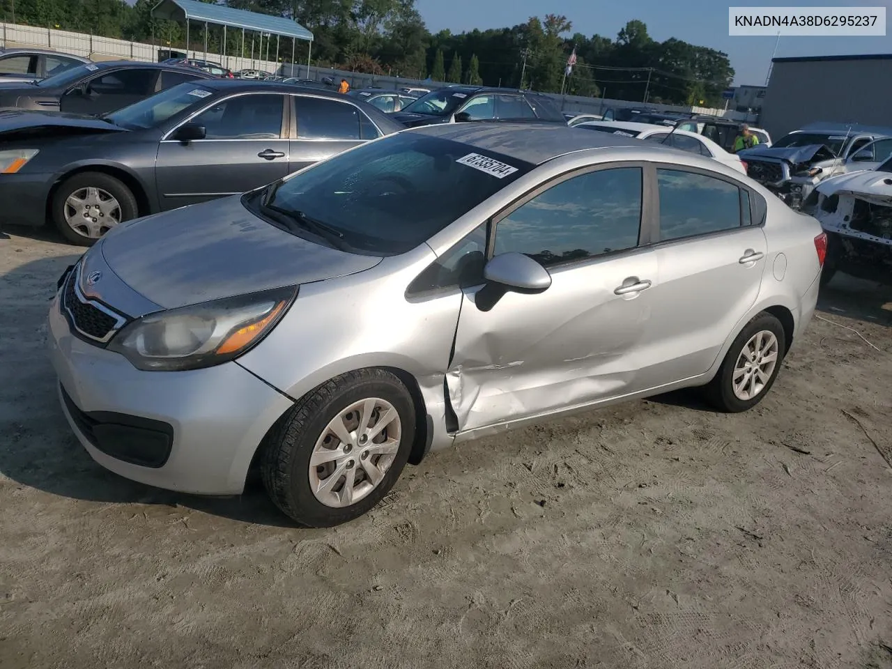 2013 Kia Rio Ex VIN: KNADN4A38D6295237 Lot: 67335704