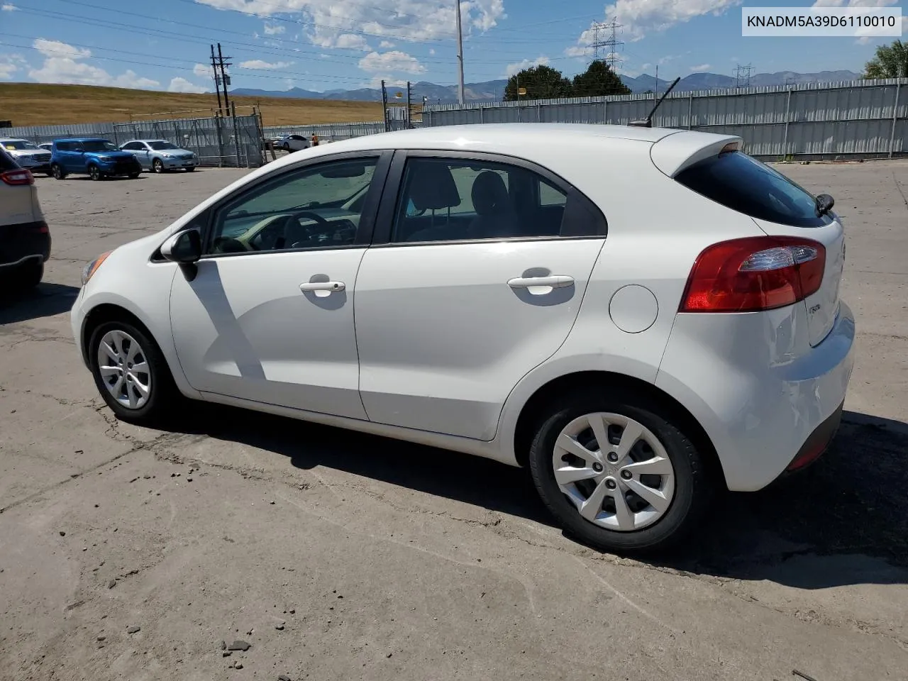 2013 Kia Rio Lx VIN: KNADM5A39D6110010 Lot: 67903164