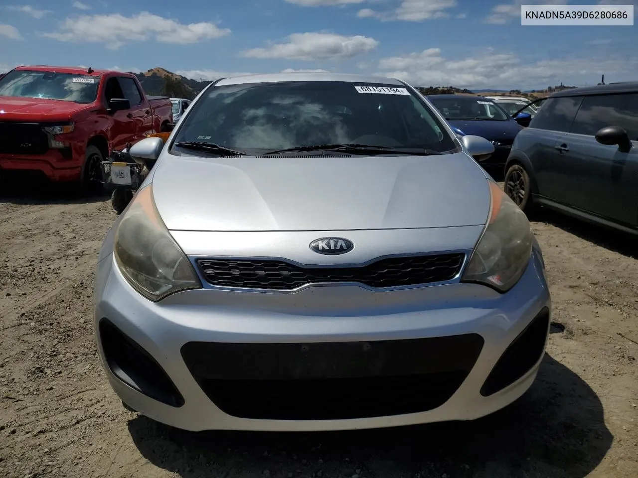 KNADN5A39D6280686 2013 Kia Rio Ex