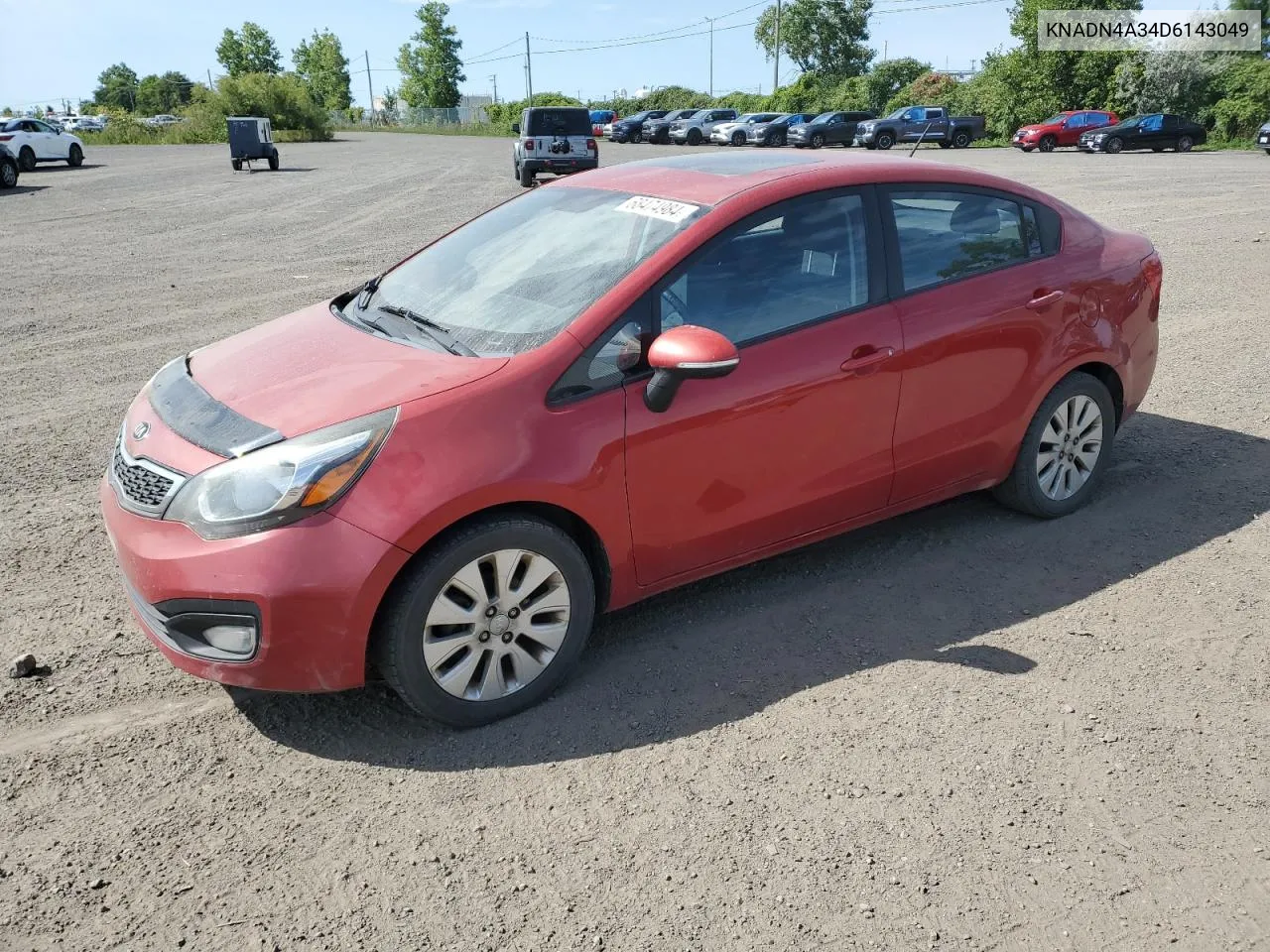 KNADN4A34D6143049 2013 Kia Rio Ex