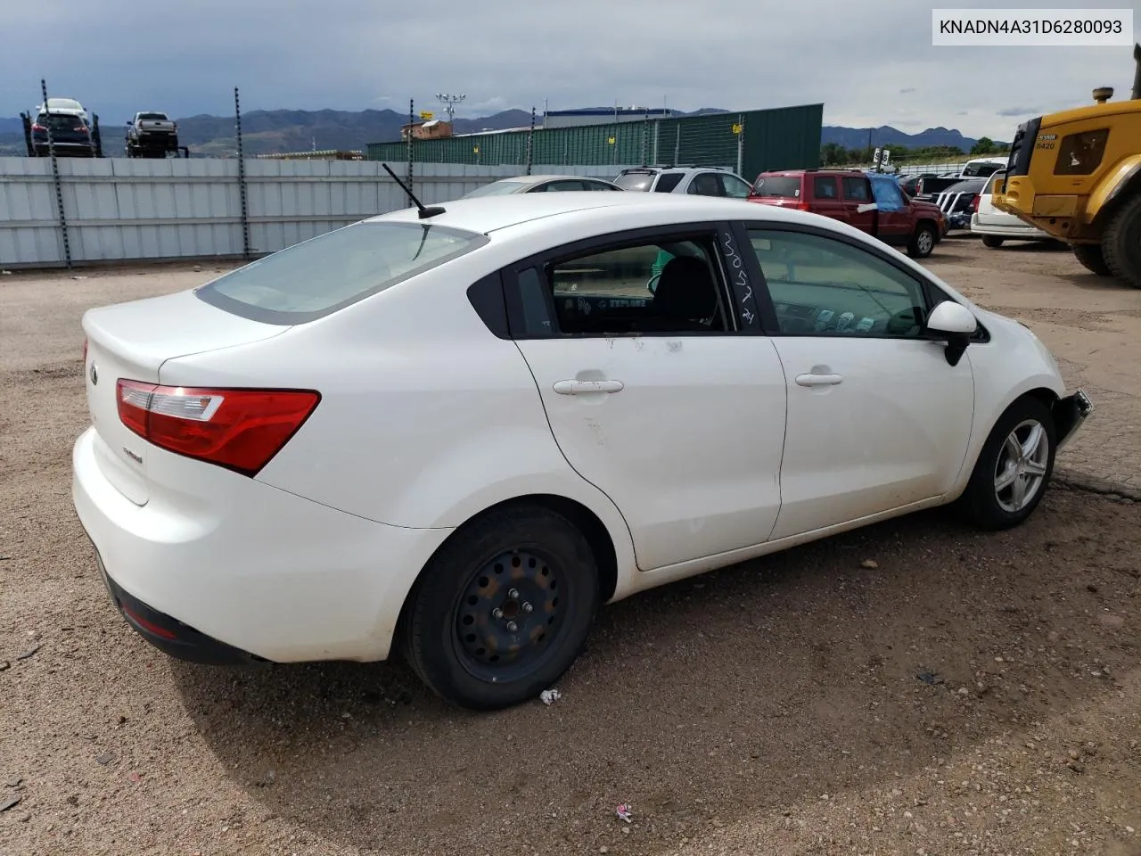 2013 Kia Rio Ex VIN: KNADN4A31D6280093 Lot: 68553624