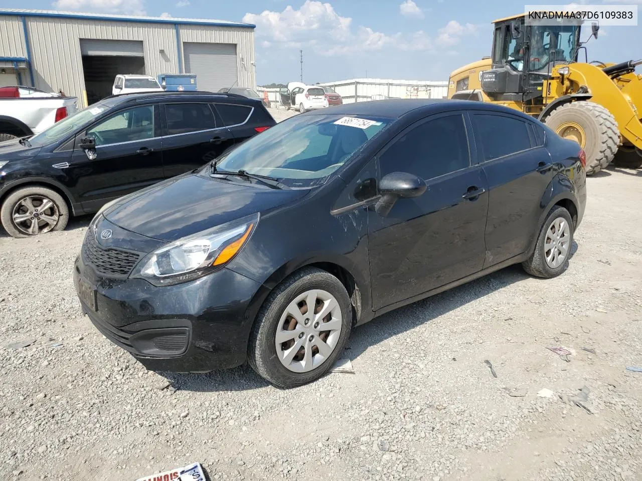 2013 Kia Rio Lx VIN: KNADM4A37D6109383 Lot: 68671754