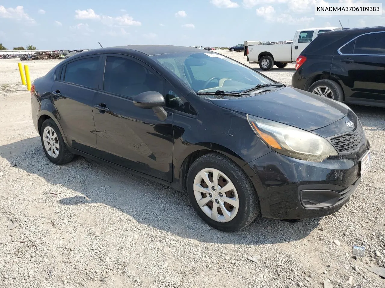 2013 Kia Rio Lx VIN: KNADM4A37D6109383 Lot: 68671754