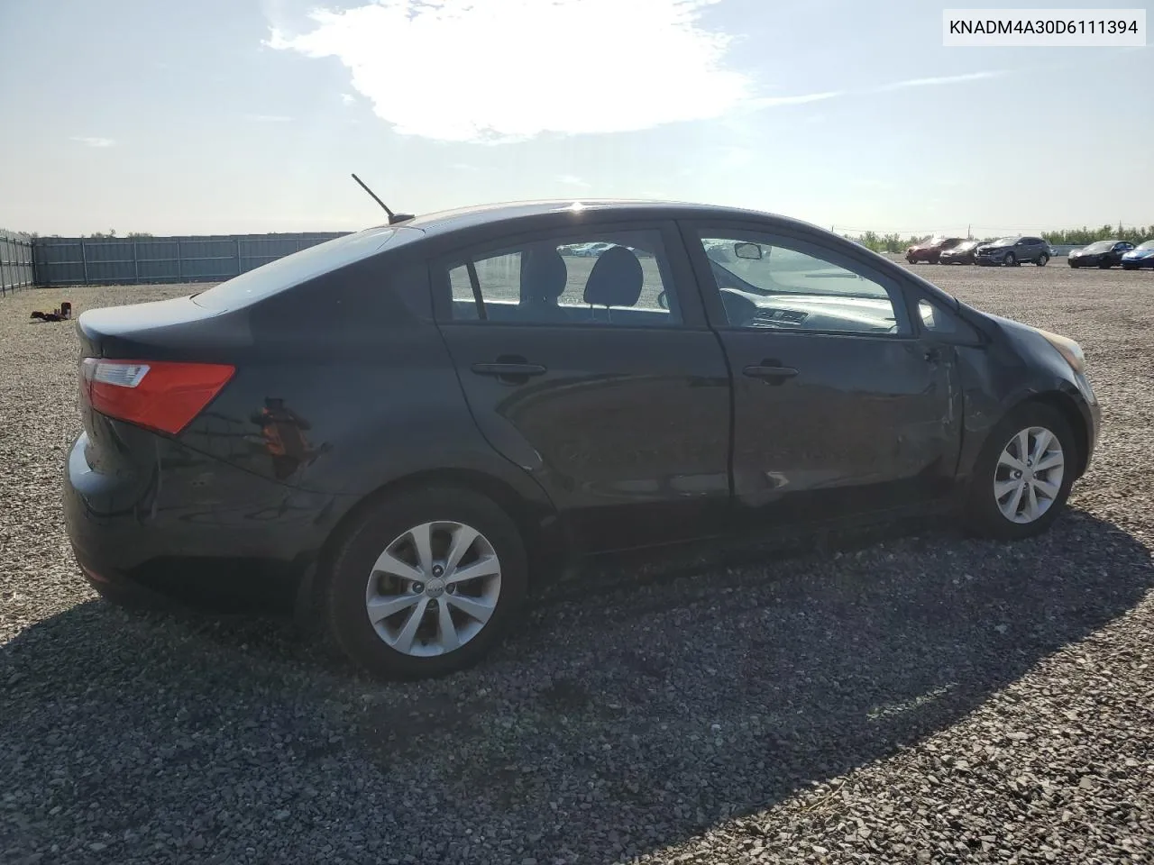 2013 Kia Rio Lx VIN: KNADM4A30D6111394 Lot: 68680084