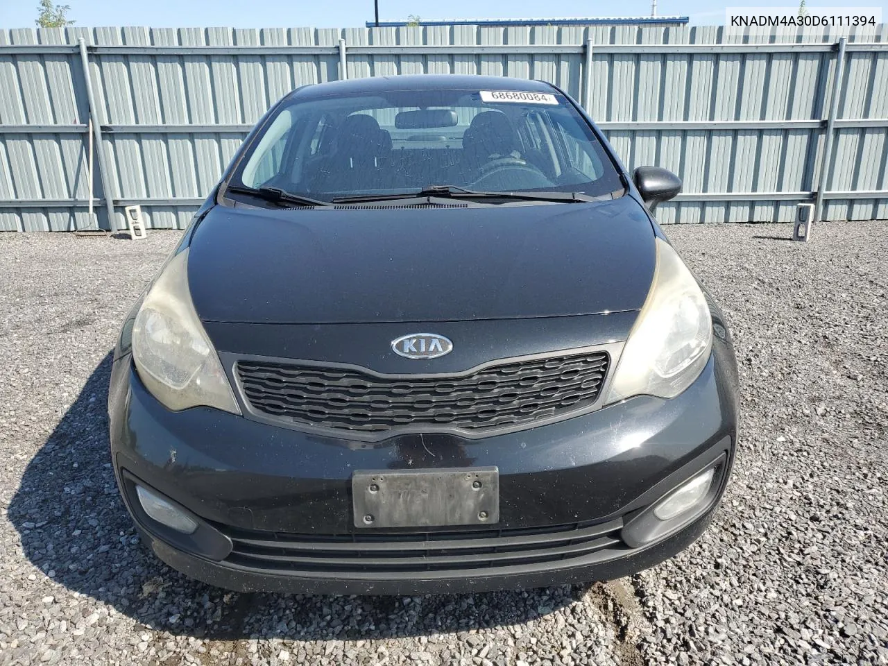 2013 Kia Rio Lx VIN: KNADM4A30D6111394 Lot: 68680084