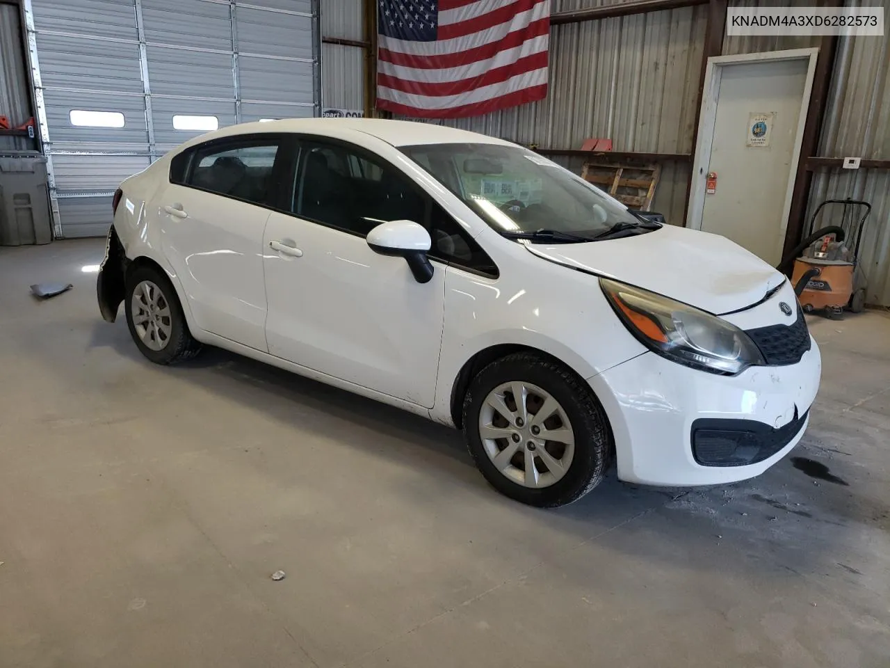 2013 Kia Rio Lx VIN: KNADM4A3XD6282573 Lot: 68706504