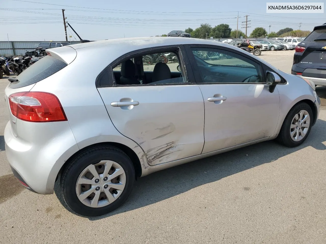 2013 Kia Rio Lx VIN: KNADM5A36D6297044 Lot: 69328844