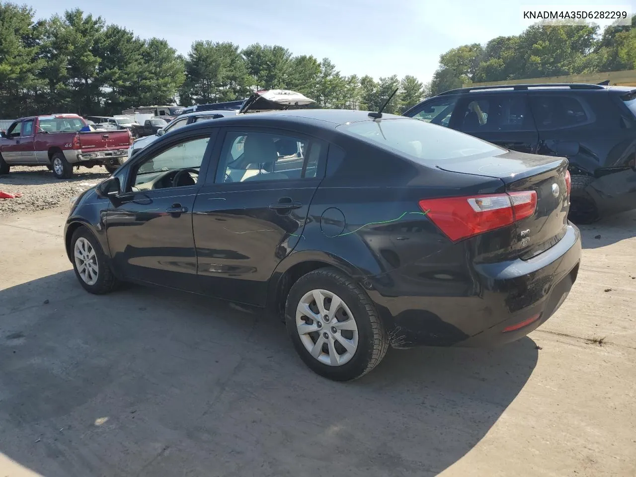 2013 Kia Rio Lx VIN: KNADM4A35D6282299 Lot: 69435014