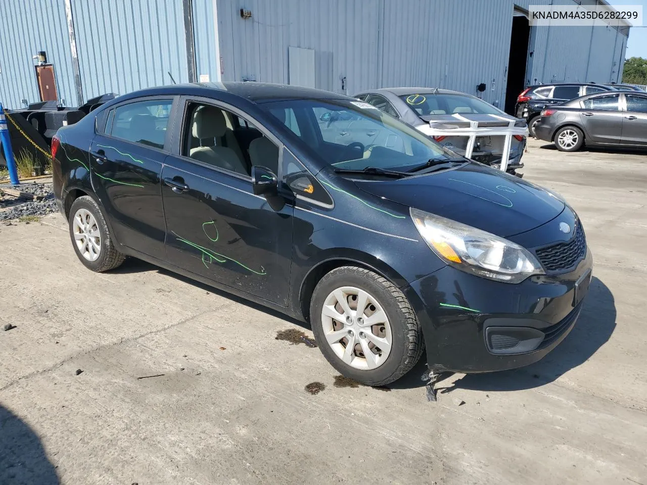 KNADM4A35D6282299 2013 Kia Rio Lx