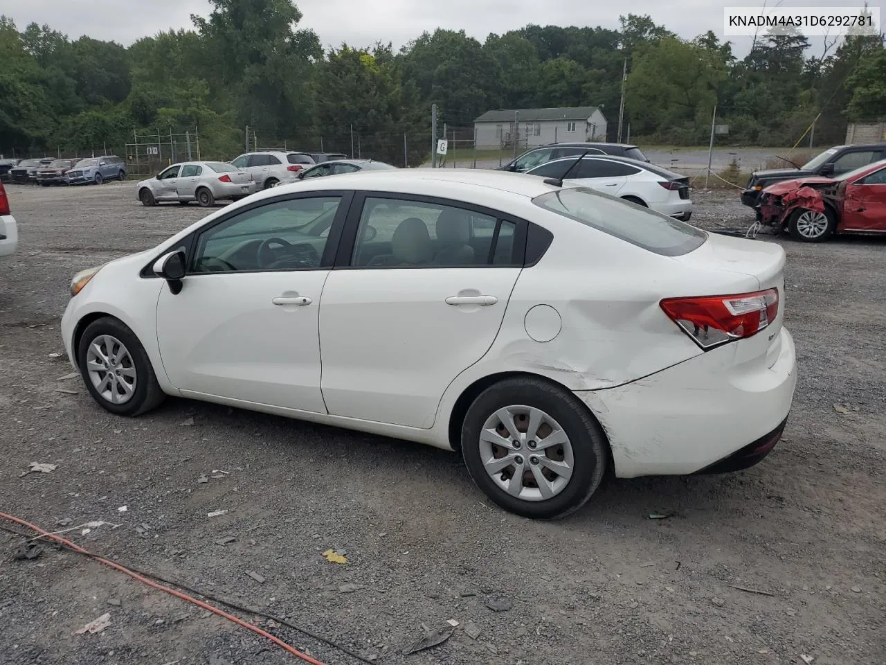 KNADM4A31D6292781 2013 Kia Rio Lx