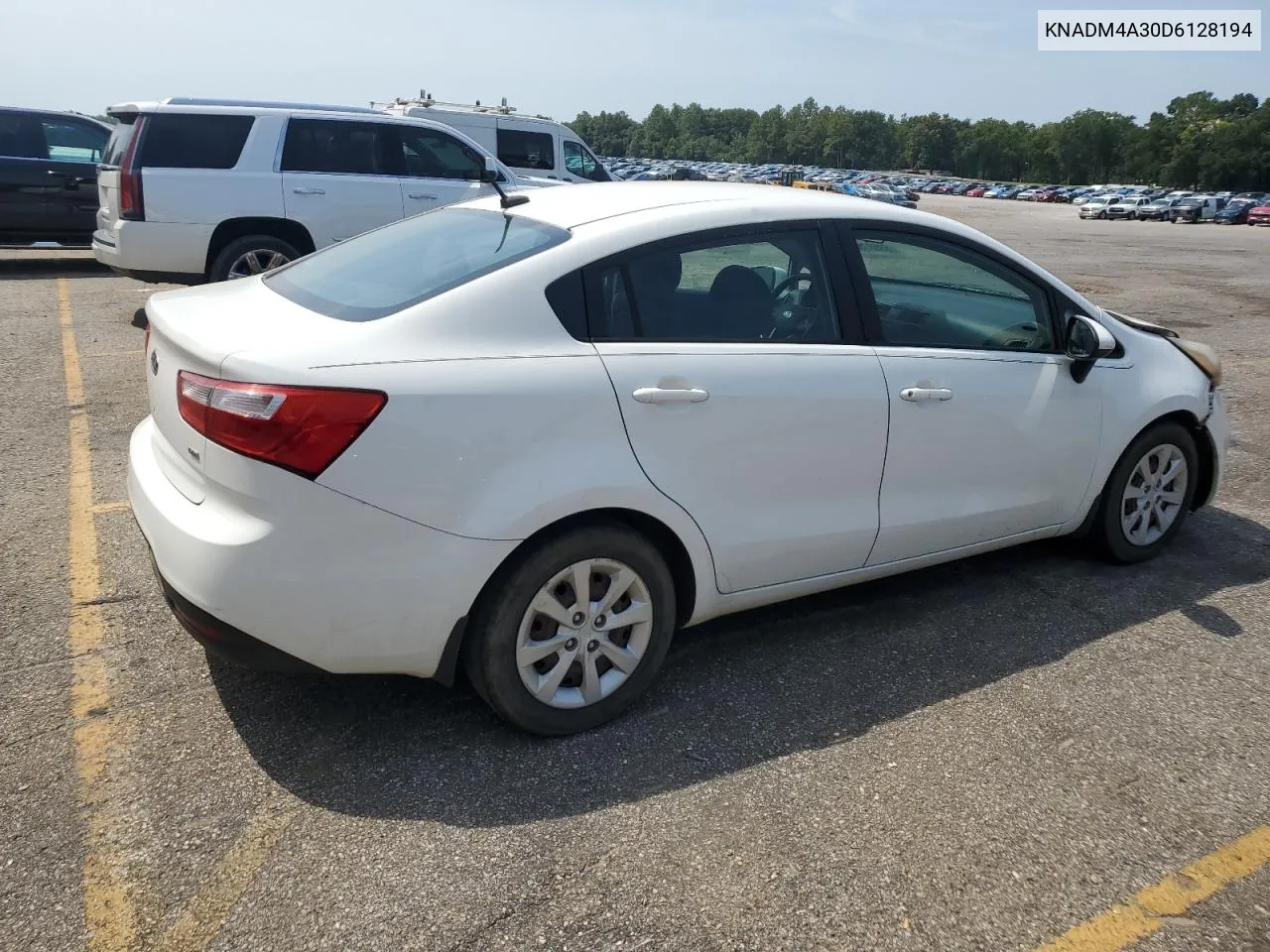 2013 Kia Rio Lx VIN: KNADM4A30D6128194 Lot: 69587524