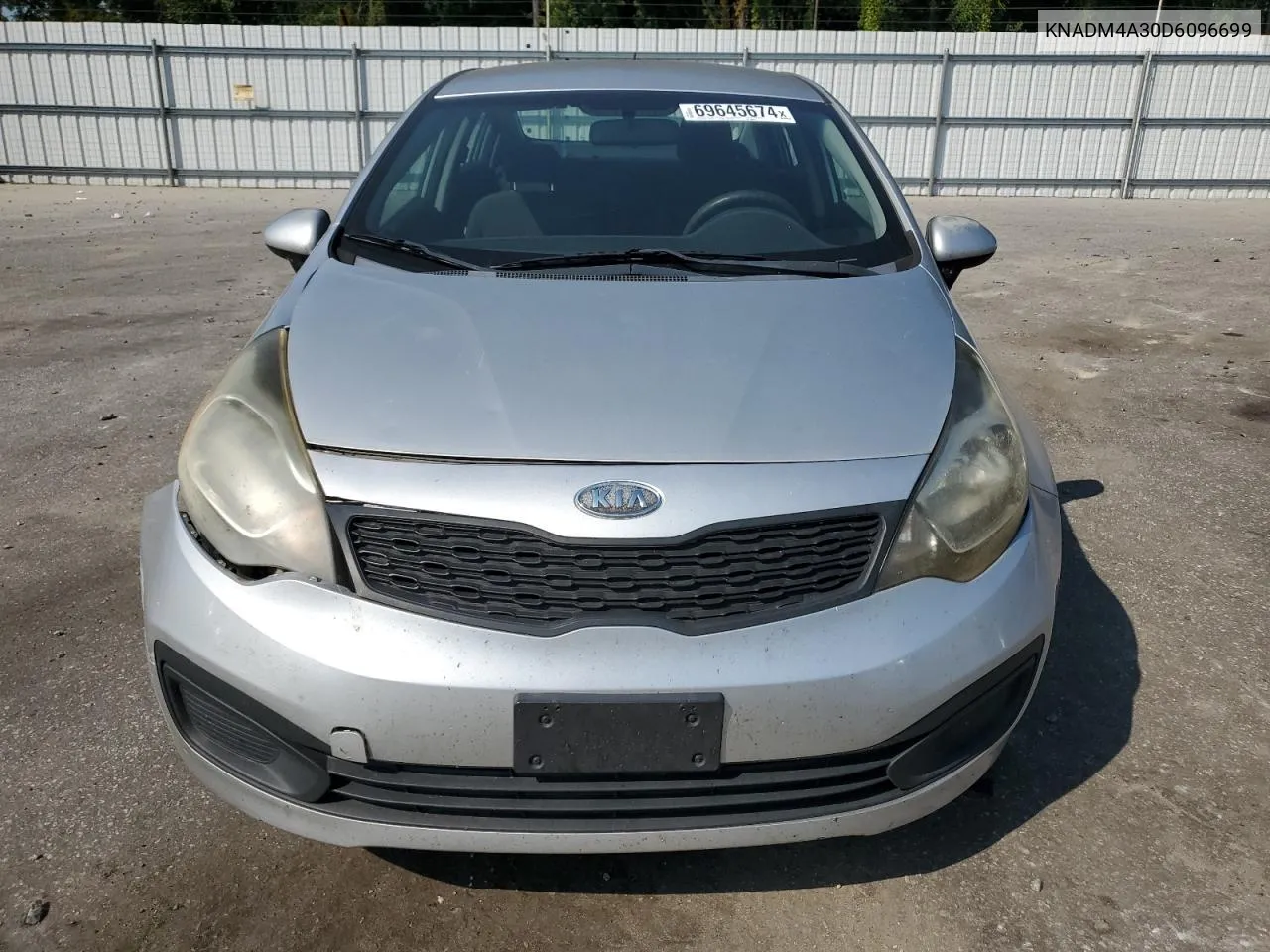 2013 Kia Rio Lx VIN: KNADM4A30D6096699 Lot: 69645674