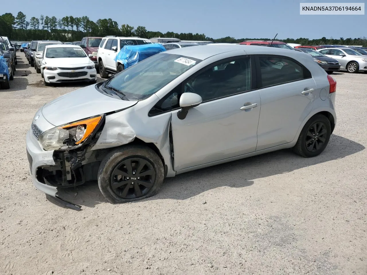 KNADN5A37D6194664 2013 Kia Rio Ex