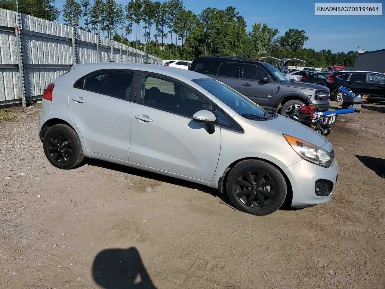 KNADN5A37D6194664 2013 Kia Rio Ex