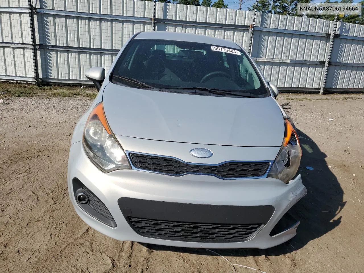 KNADN5A37D6194664 2013 Kia Rio Ex