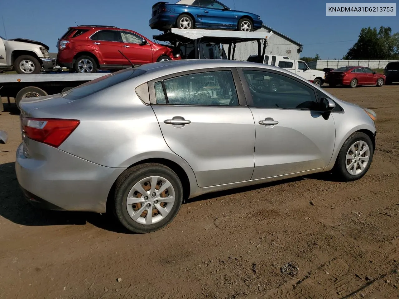 2013 Kia Rio Lx VIN: KNADM4A31D6213755 Lot: 69914894