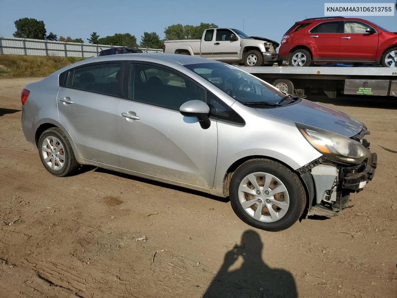 2013 Kia Rio Lx VIN: KNADM4A31D6213755 Lot: 69914894