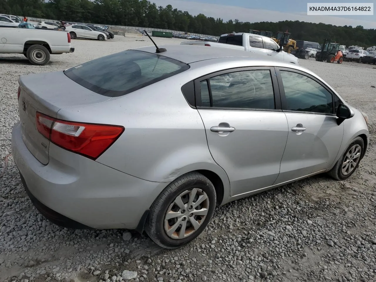 2013 Kia Rio Lx VIN: KNADM4A37D6164822 Lot: 70471094