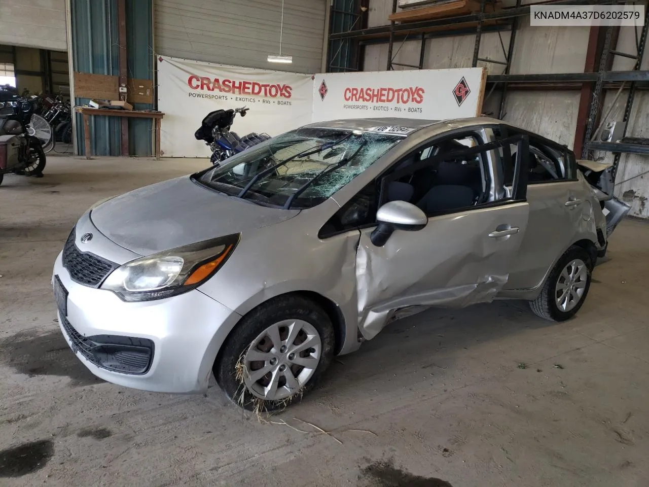 2013 Kia Rio Lx VIN: KNADM4A37D6202579 Lot: 70623284